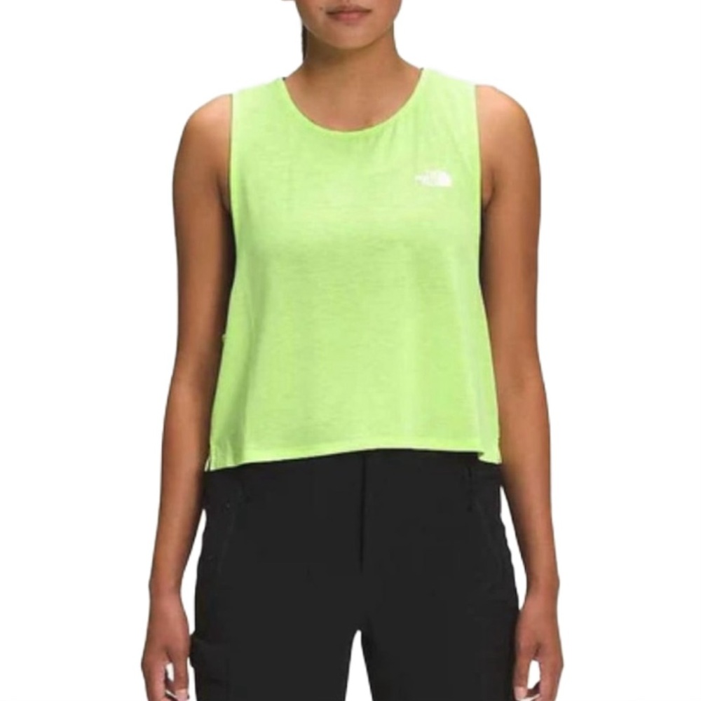 The North Face Crossback Green Workout Tank Top Size Medium